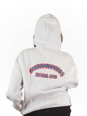 2025 - 2026 Taraftar Kapüşonlu Sweatshirt (Beyaz) - 2