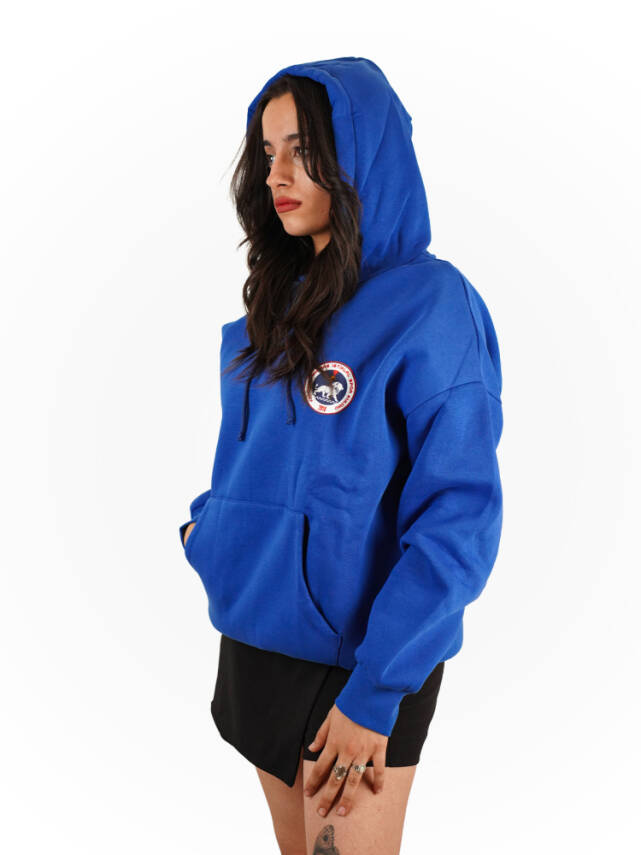 2025 - 2026 Taraftar Kapüşonlu Sweatshirt (Mavi) - 1