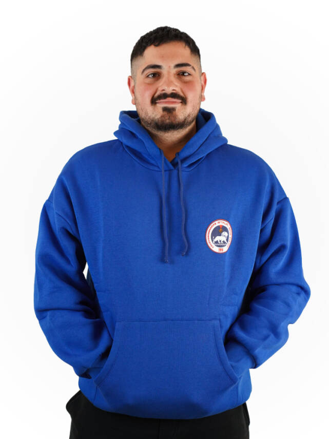 2025 - 2026 Taraftar Kapüşonlu Sweatshirt (Mavi) - 3