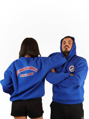 2025 - 2026 Taraftar Kapüşonlu Sweatshirt (Mavi) - 7