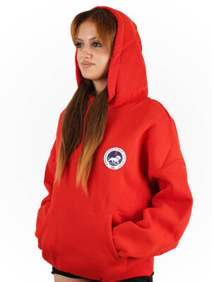 2025 - 2026 Taraftar Kapüşonlu Sweatshirt (Kırmızı) - 3